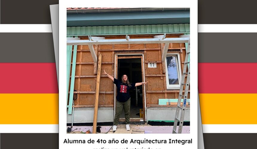 Jennifer Mazariegos, estudiante de 4to año de Licenciatura en Arquitectura Integr